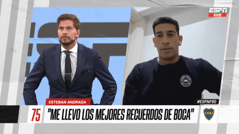 Esteban Andrada ilusionó al hincha de Boca: "No descarto la posibilidad de volver en un futuro"