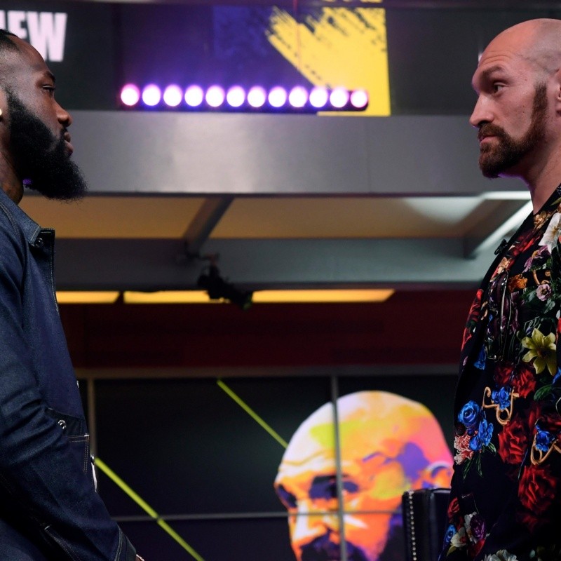 Tyson Fury y Deontay Wilder se verán cara a cara este martes