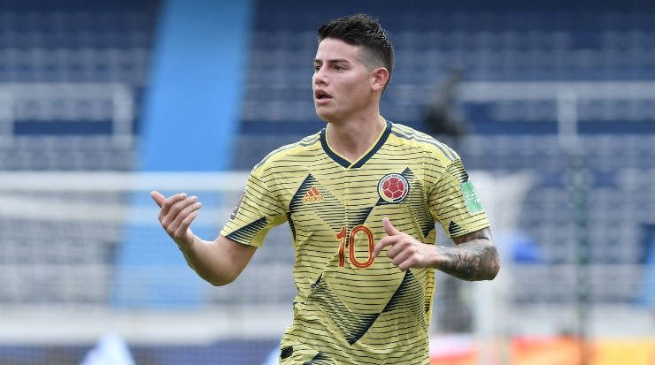 Colombian superstar James Rodríguez was snubbed from Los Cafeteros&#039; Copa America 2021 roster (Getty).