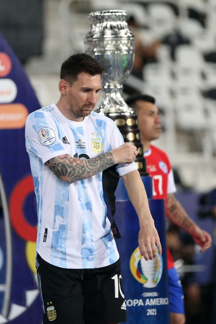 Messi y su sueño de levantar la Copa América. (Getty Images)
