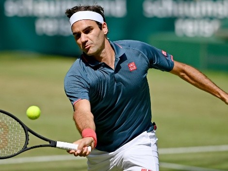 Roger Federer cayó ante Felix Auger-Aliassime en los octavos de final de Halle