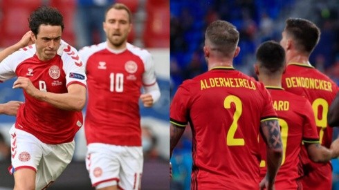 Dinamarca recibe la visita de Bélgica por la Eurocopa.