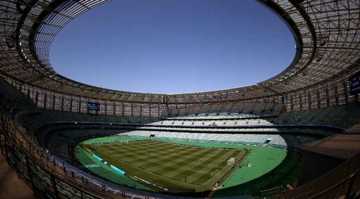 The Baku Olympic Stadium in Baku. (Getty)