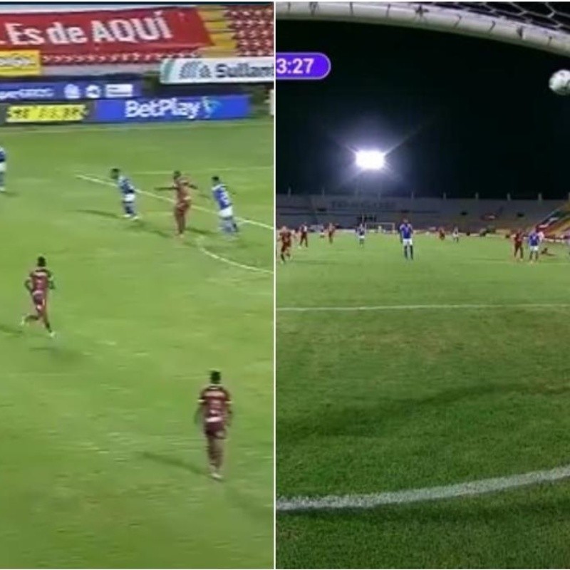 Tolima avisó primero en la final de ida y el travesaño salvó a Millonarios