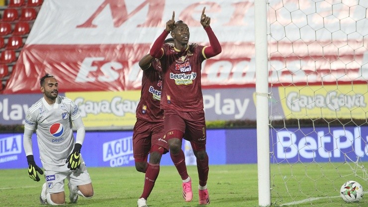 ¡Golazo de Caicedo! Tolima va al frente y sorprende a Millos en Ibagué