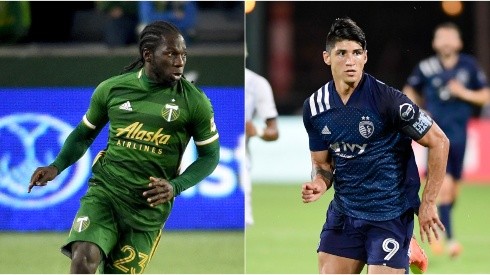 Portland Timbers and Sporting Kansas City face off in 2021 MLS Week 8 (Getty).