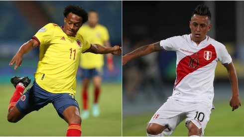 Colombia and Peru face off in a thrilling Copa America 2021 match (Getty).