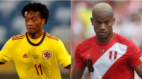 Colômbia e Peru se enfrentam neste domingo (Foto: Getty Images)