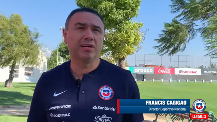Francis Cagigao en la selección chilena