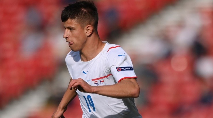 Adam Hlozek of the Czech Republic. (Getty)