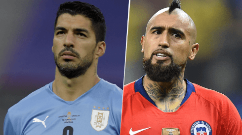 Uruguay vs. Chile (Fotos: Getty Images).