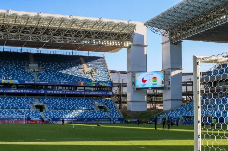Arena Pantanal estadio en la ciudad de Cuiabá