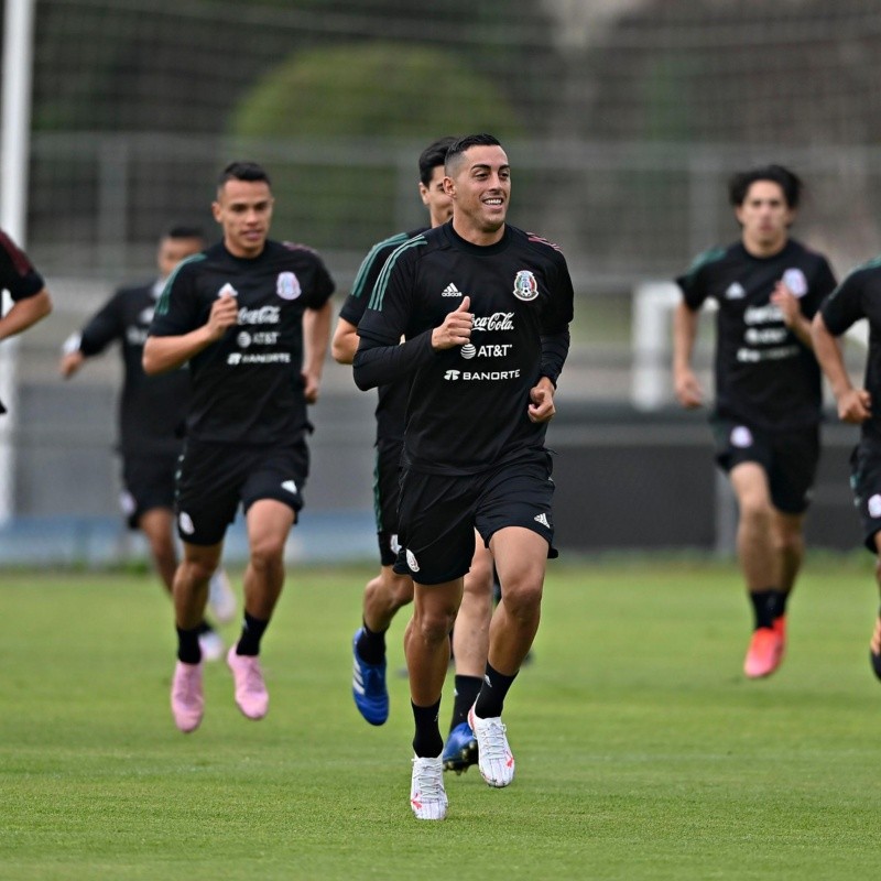 El primer día de Rogelio Funes Mori con la Selección Mexicana