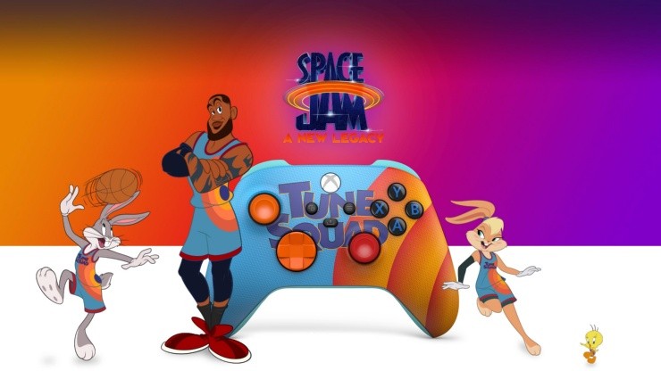 Así son los nuevos mandos para Xbox tematizados con Space Jam