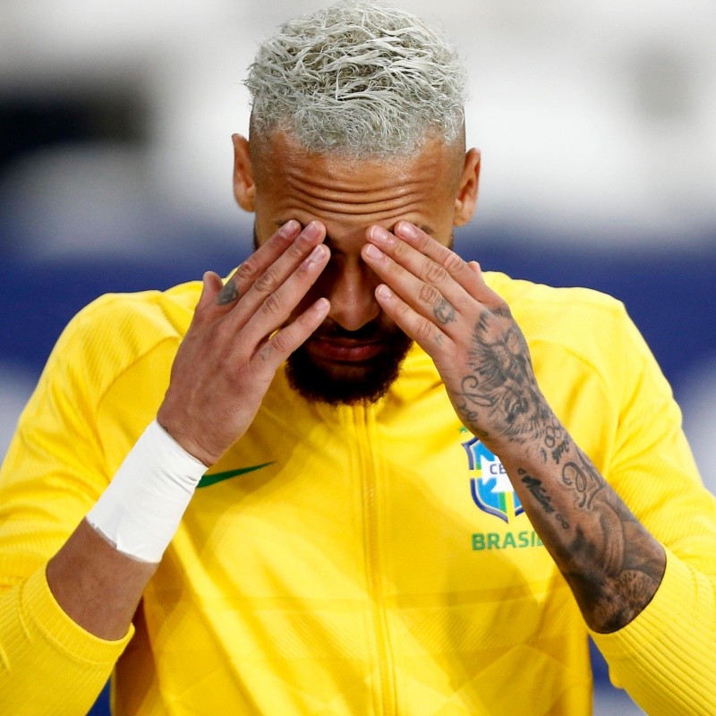 Neymar fue quien más pelotas y duelos perdió vs. Colombia