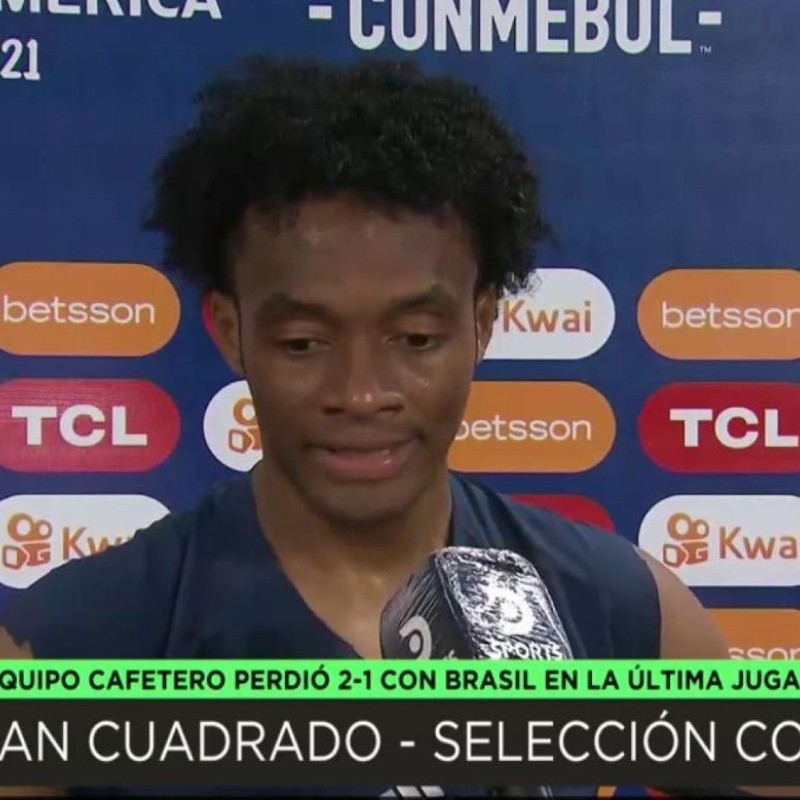 "No sabía qué hacer": Cuadrado estalló contra Pitana, tras el juego vs. Brasil