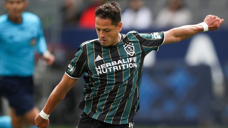 Javier Hernández llegó a ocho goles en la temporada (Getty Images)