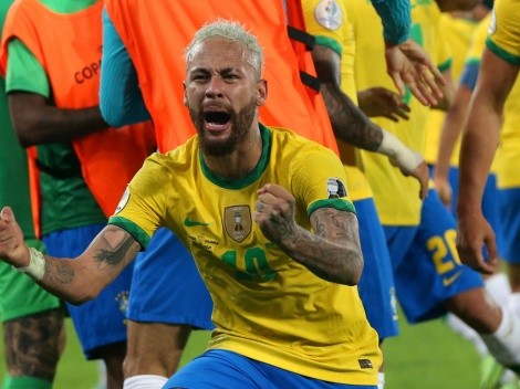 Como loco: la foto de Neymar en el vestuario apenas le ganó a Colombia
