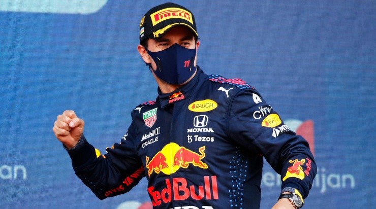 Checo Pérez en el GP de Bakú