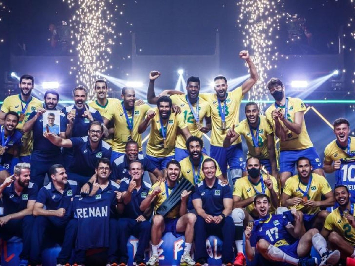 Volei Brasil Vence A Polonia E E Campeao Da Liga Das Nacoes De Volei Masculino 2021 Bolavip Brasil