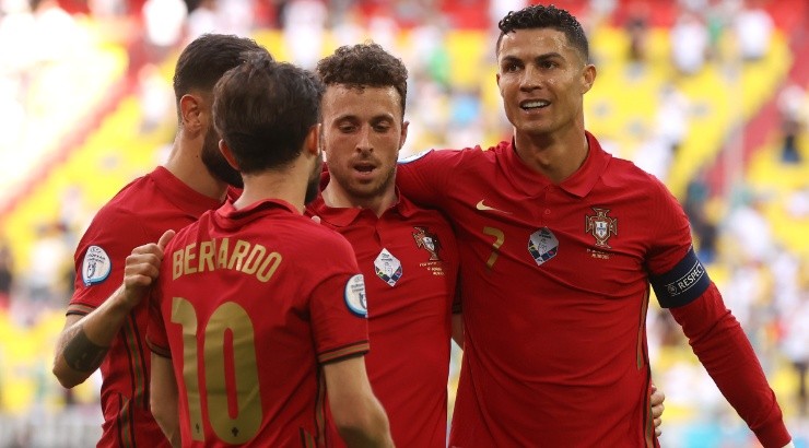 The Portugal national team. (Getty)