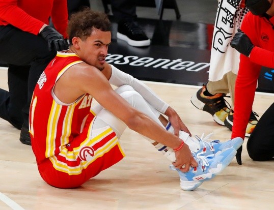 Lesion de Trae Young