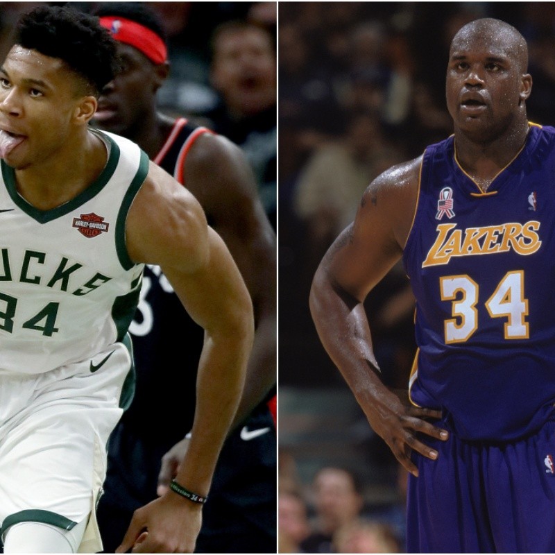 Giannis se pone al nivel de Shaq en los NBA Playoffs