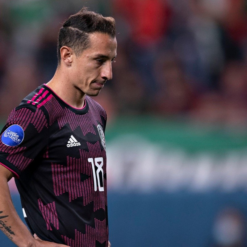 Andrés Guardado está fuera de la Copa Oro 2021