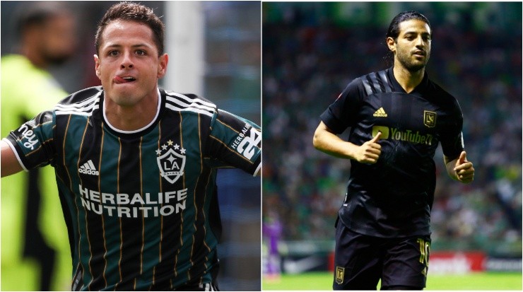 Chicharito y Vela (Fotos: Getty)