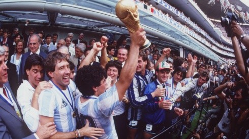 La Selección Argentina en el Mundial de México 1986.