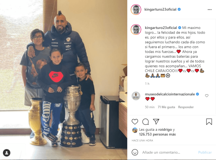 Arturo Vidal Copa América Selección Chilena