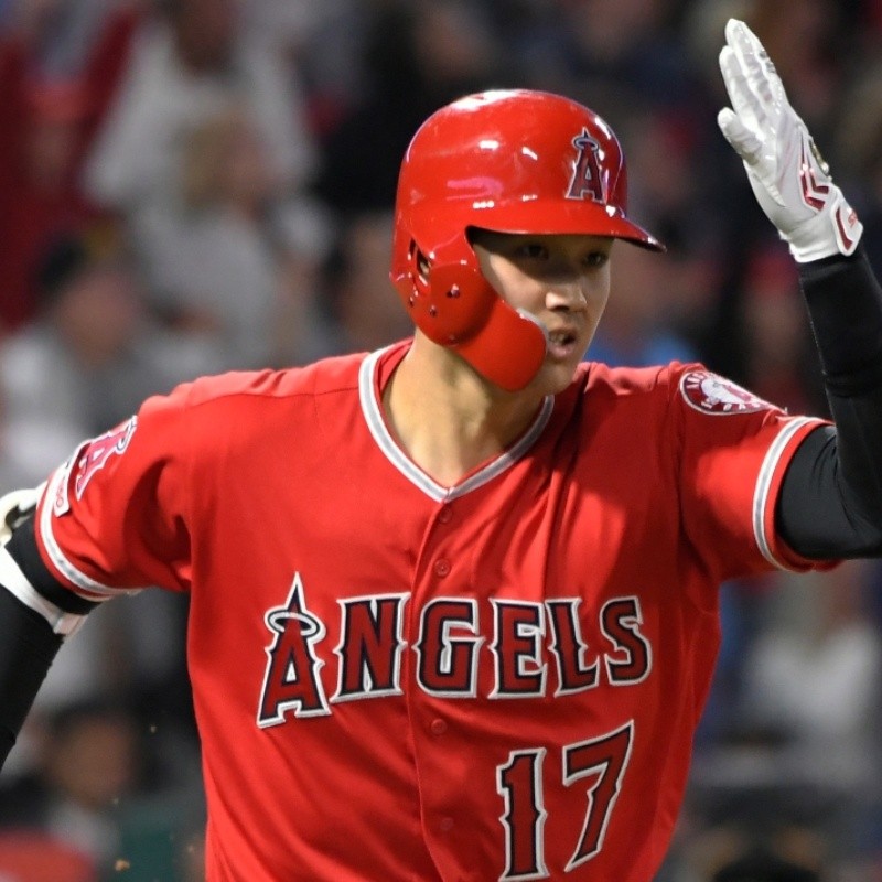 Shohei Ohtani sacó dos jonrones y toma ventaja en el liderato de cuadrangulares