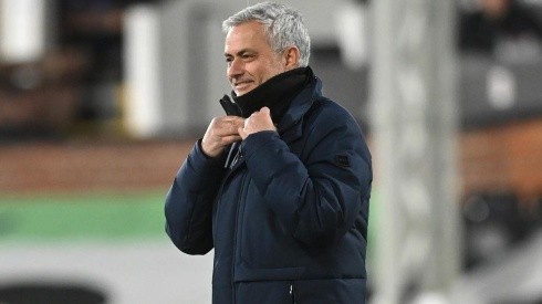 José Mourinho durante un encuentro con Tottenham.
