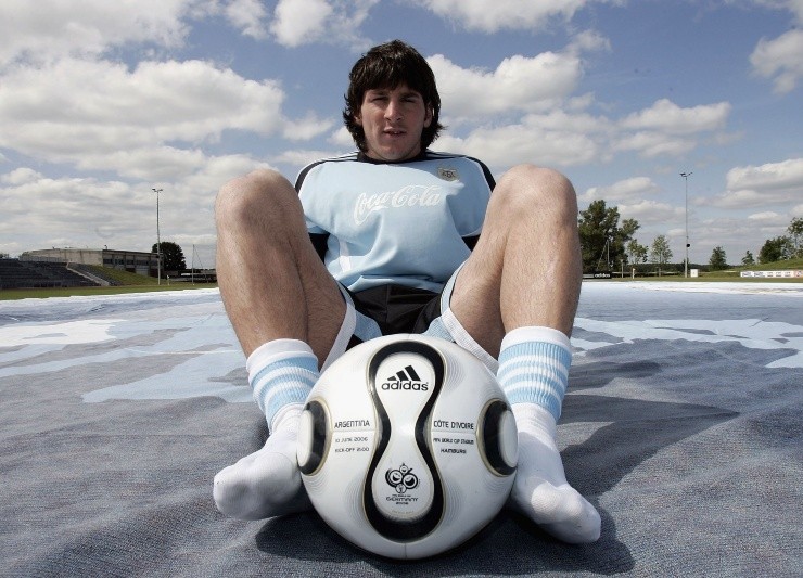 Messi tenía 18 años en Alemania 2006. (Getty Images)