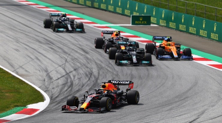 Verstappen lideró el GP de Estiria. (Getty Images)