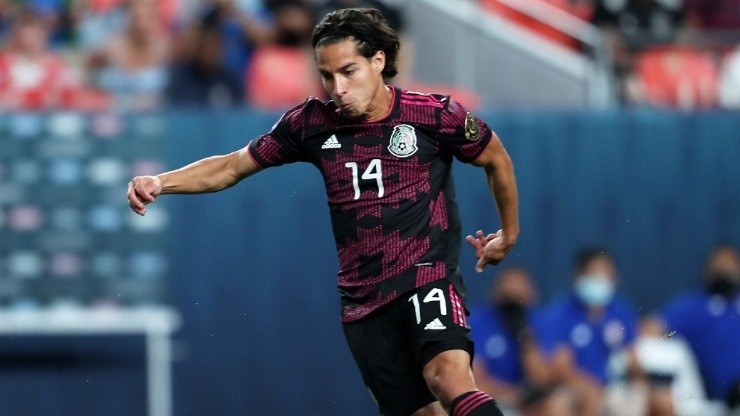 Diego Lainez platicó luego de la victoria de México. Getty.