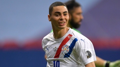 Miguel Almirón will miss Paraguay's game with Peru in the Copa America 2021 quarterfinals. (Getty)
