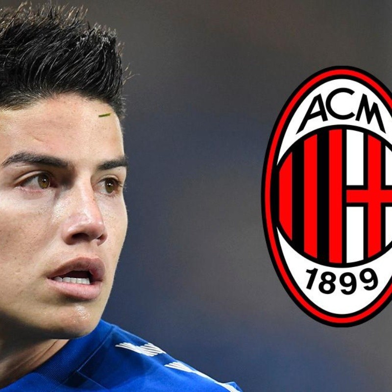 Se filtró todo: destapan el posible contrato que tendría James en el AC Milan