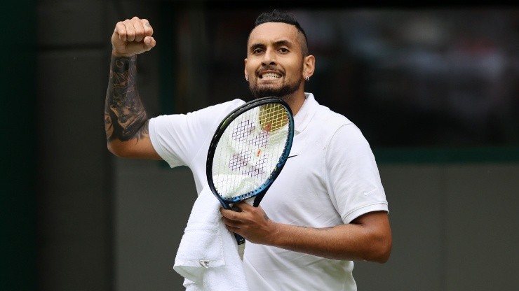 Nick Kyrgios recordó una vieja celebración de LeBron James (Getty Images)