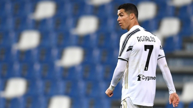 Cristiano Ronaldo durante un encuentro con Juventus.