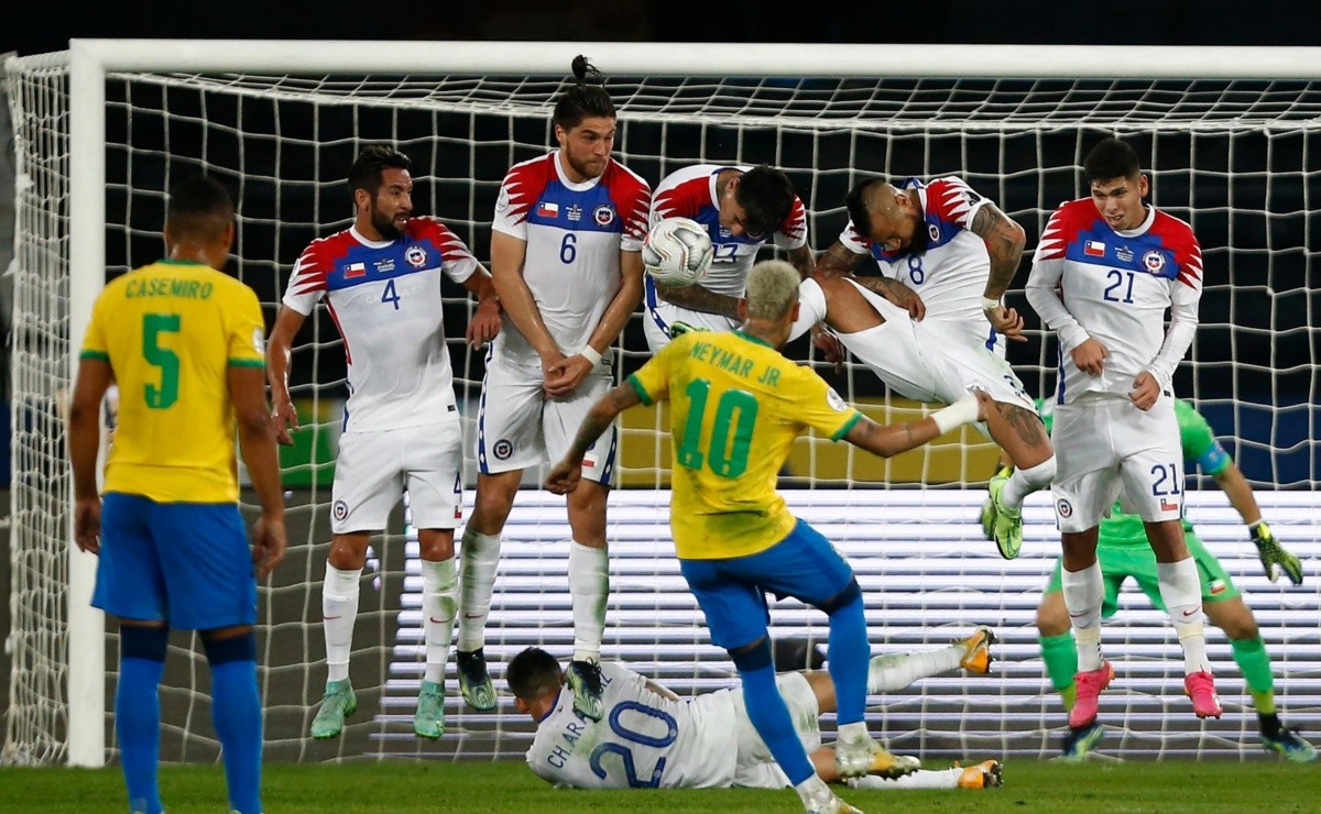 Selección Chilena Vs Brasil Por Los Cuartos De Final De La Copa América 2021 Resultado Goles