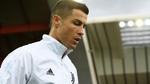Cristiano Ronaldo durante un encuentro con Juventus.