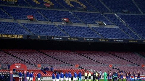 Estadio del Camp Nou durante un encuentro de LaLiga.