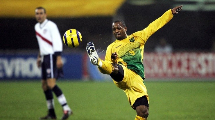 Andy Williams with the Jamaican National Team (Getty)