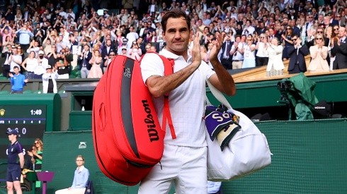 Roger Federer se despide de Wimbledon.