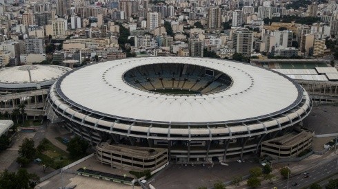 The Maracana Stadium in Río de Janeiro, home to the Copa America 2021 final. (Getty)