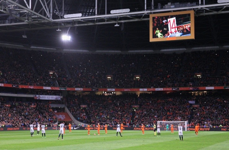 Holanda celebra a una de sus máximas glorias con su moderno estadio (Fuente: Getty Images)