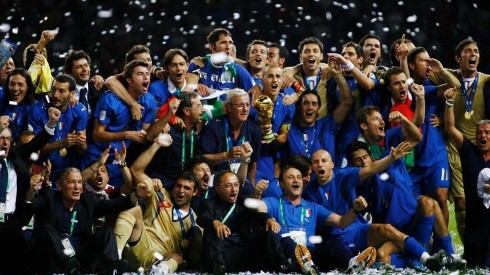 Celebración Italia campeón del Mundo 2006.