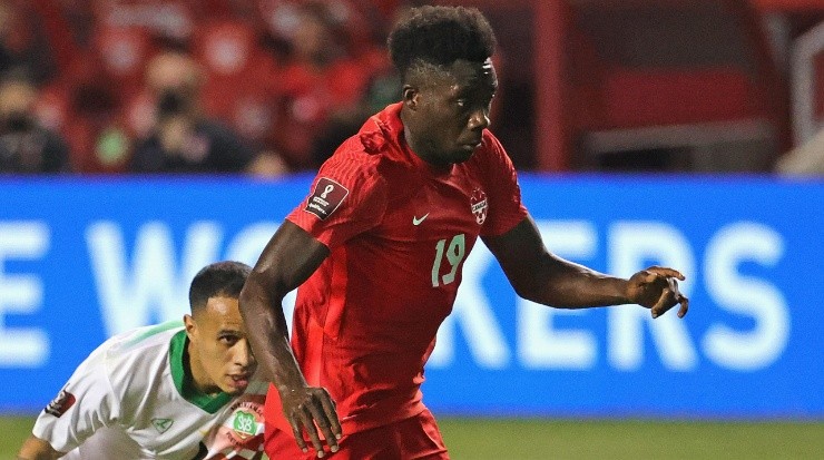 Alphonso Davies will miss the 2021 Gold Cup. (Getty)