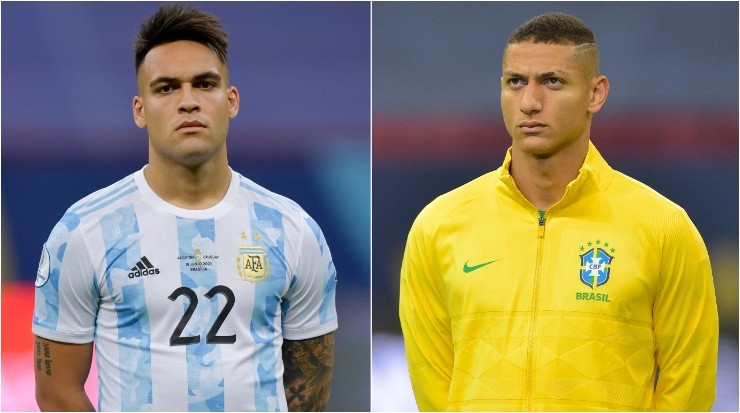 Lautaro Martinez and Richarlison Lautaro Martinez and Richarlison